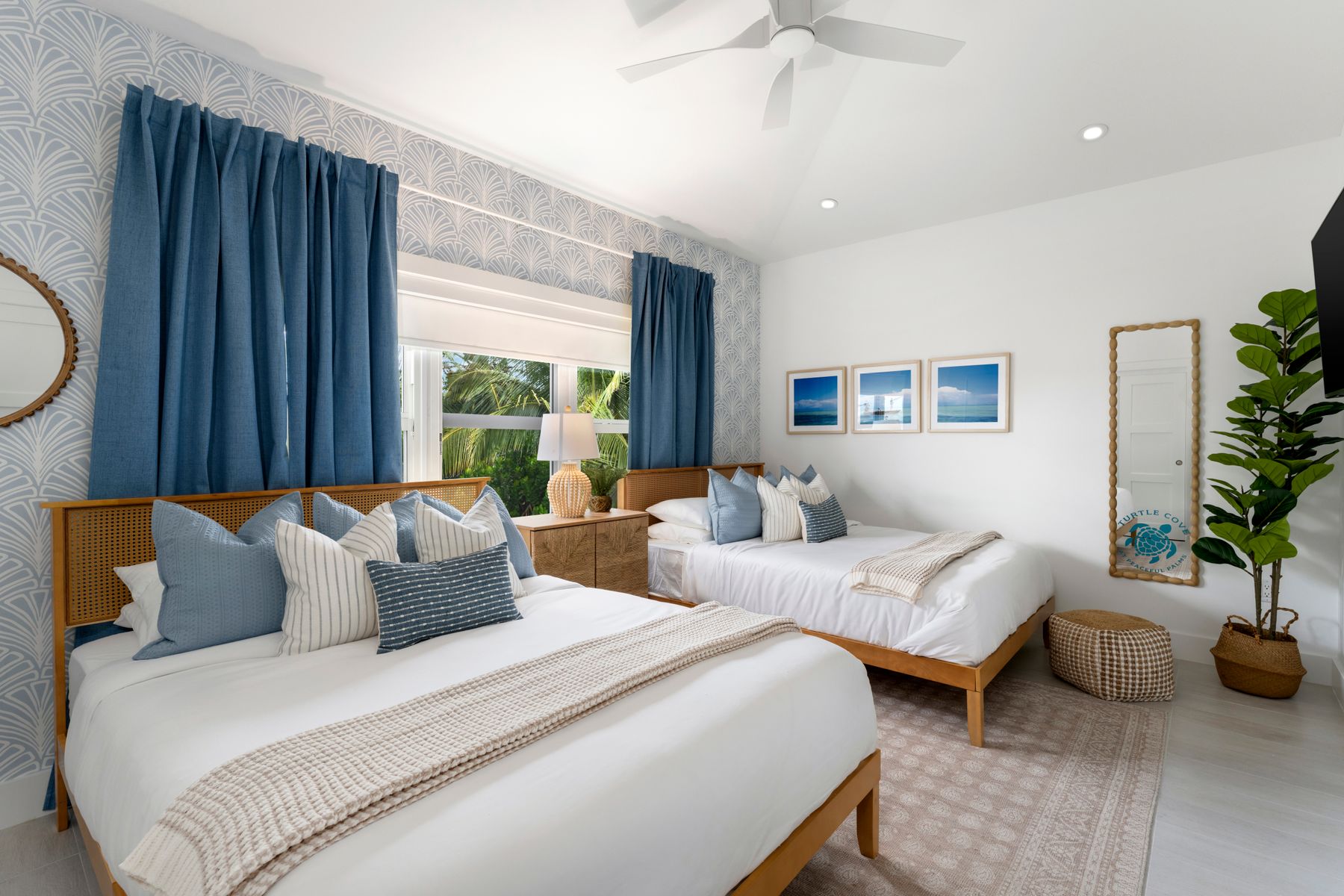 turtle cove airbnb bedroom shot