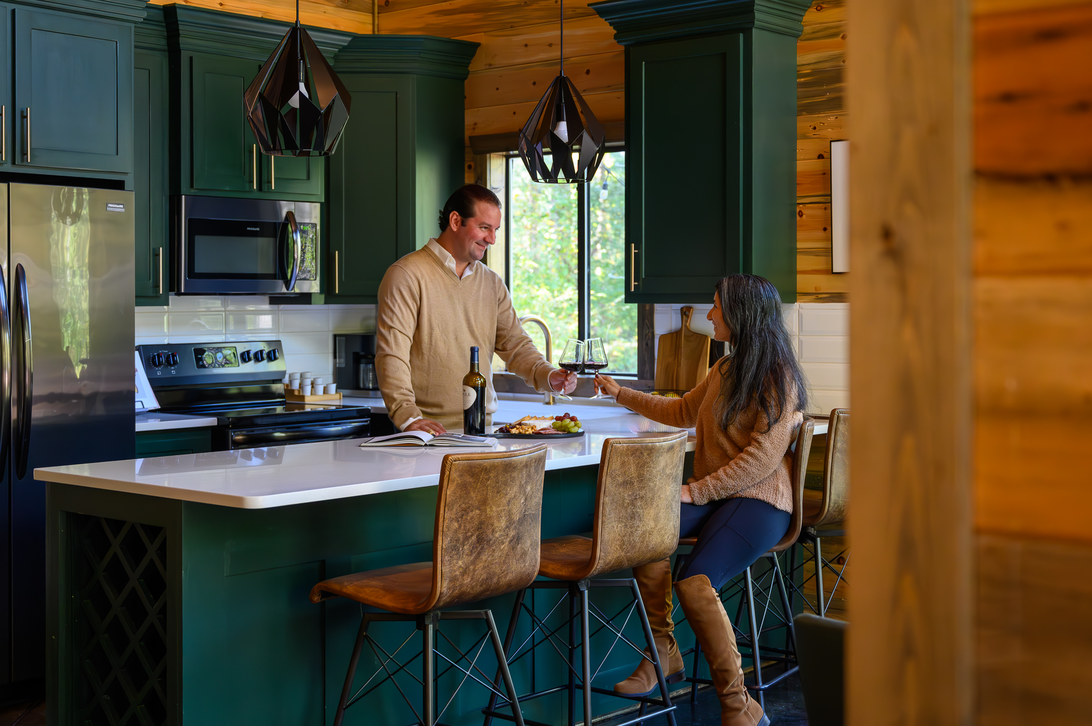 Lifestyle shot of the Everwood Escape