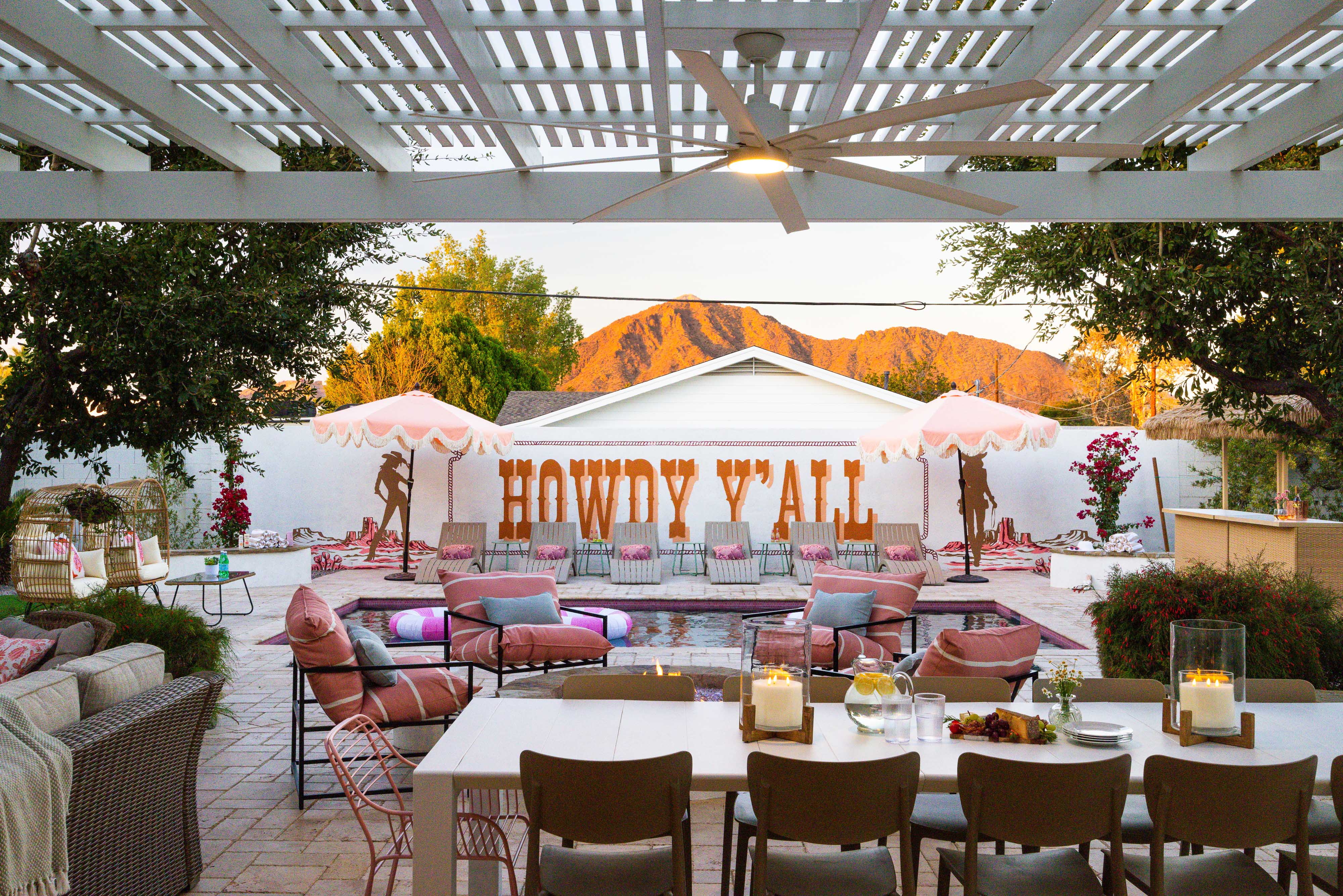 Exterior shot at Howdy House