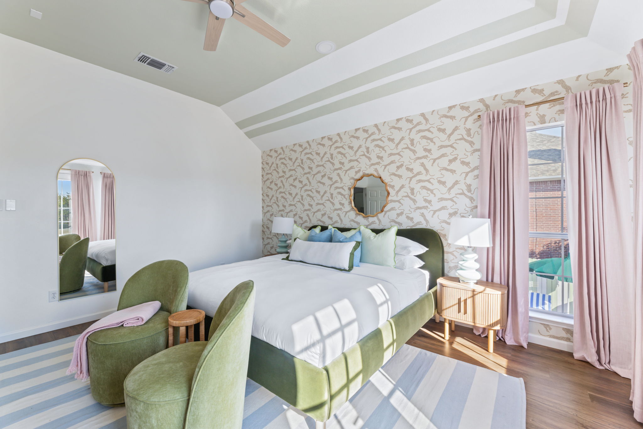 Interior bedroom shot of North Richland Hills STR