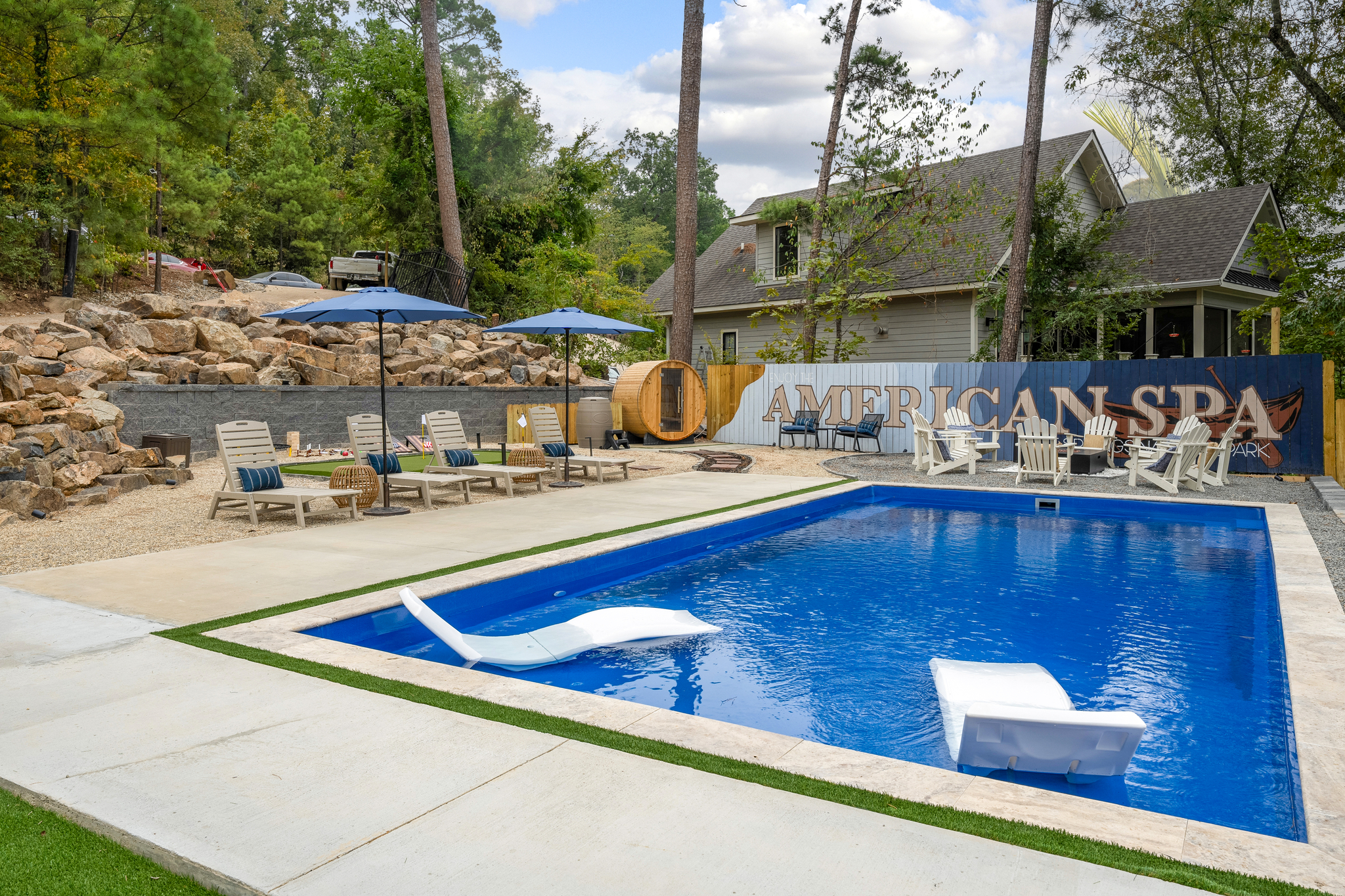 Exterior shot of Hot Springs