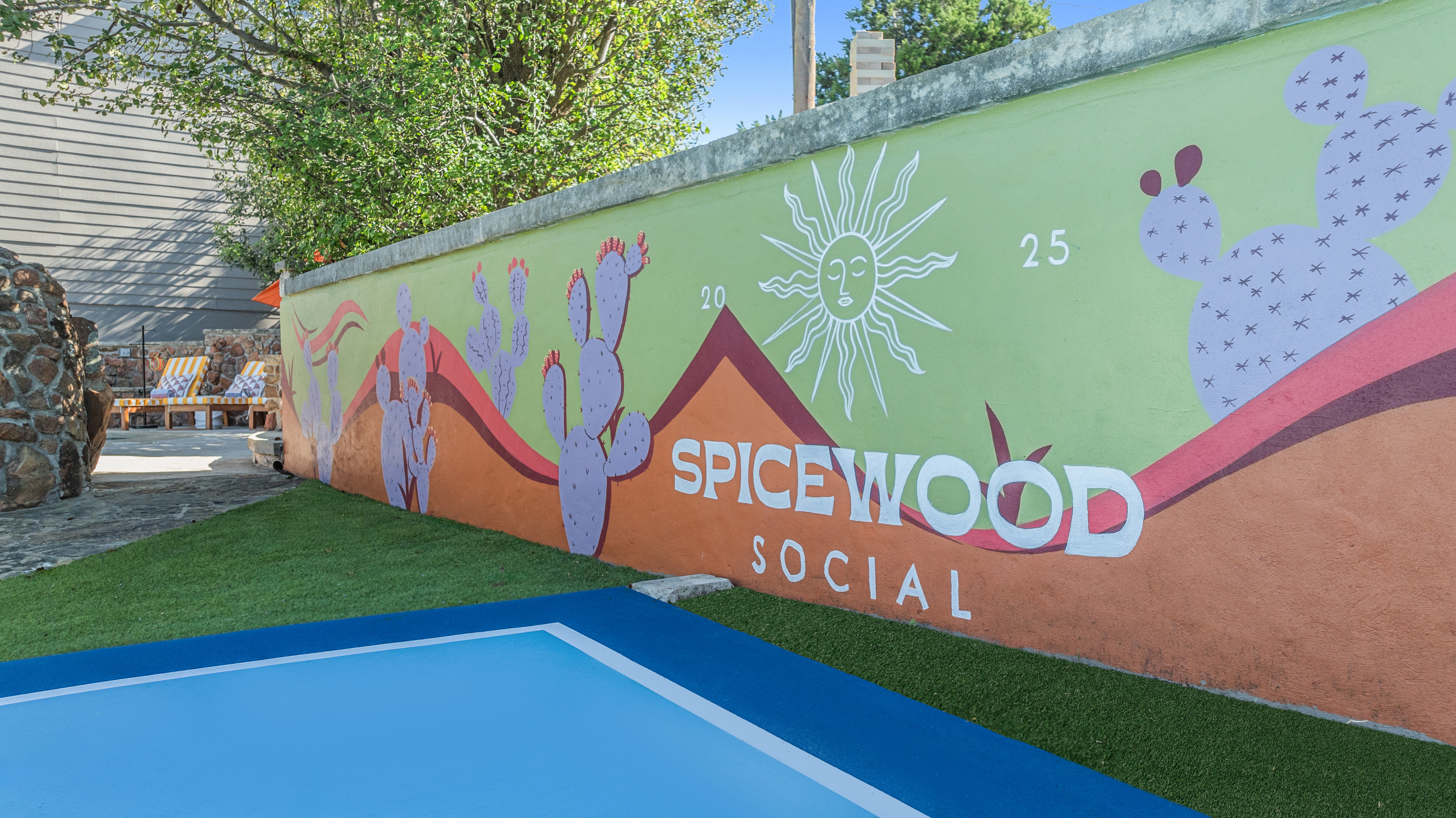 Exterior shot of Spicewood Social