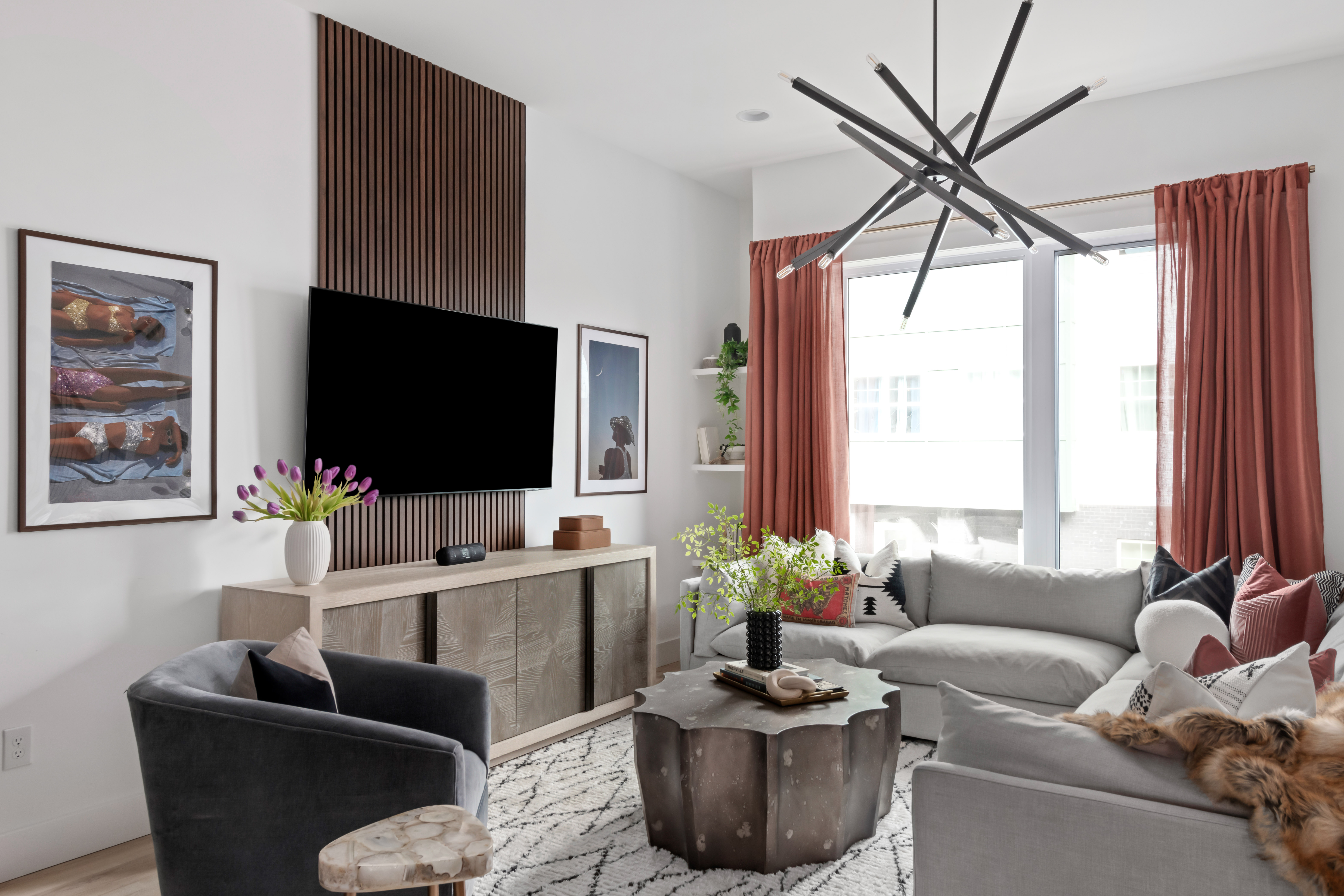 Interior shot of The Hubb House