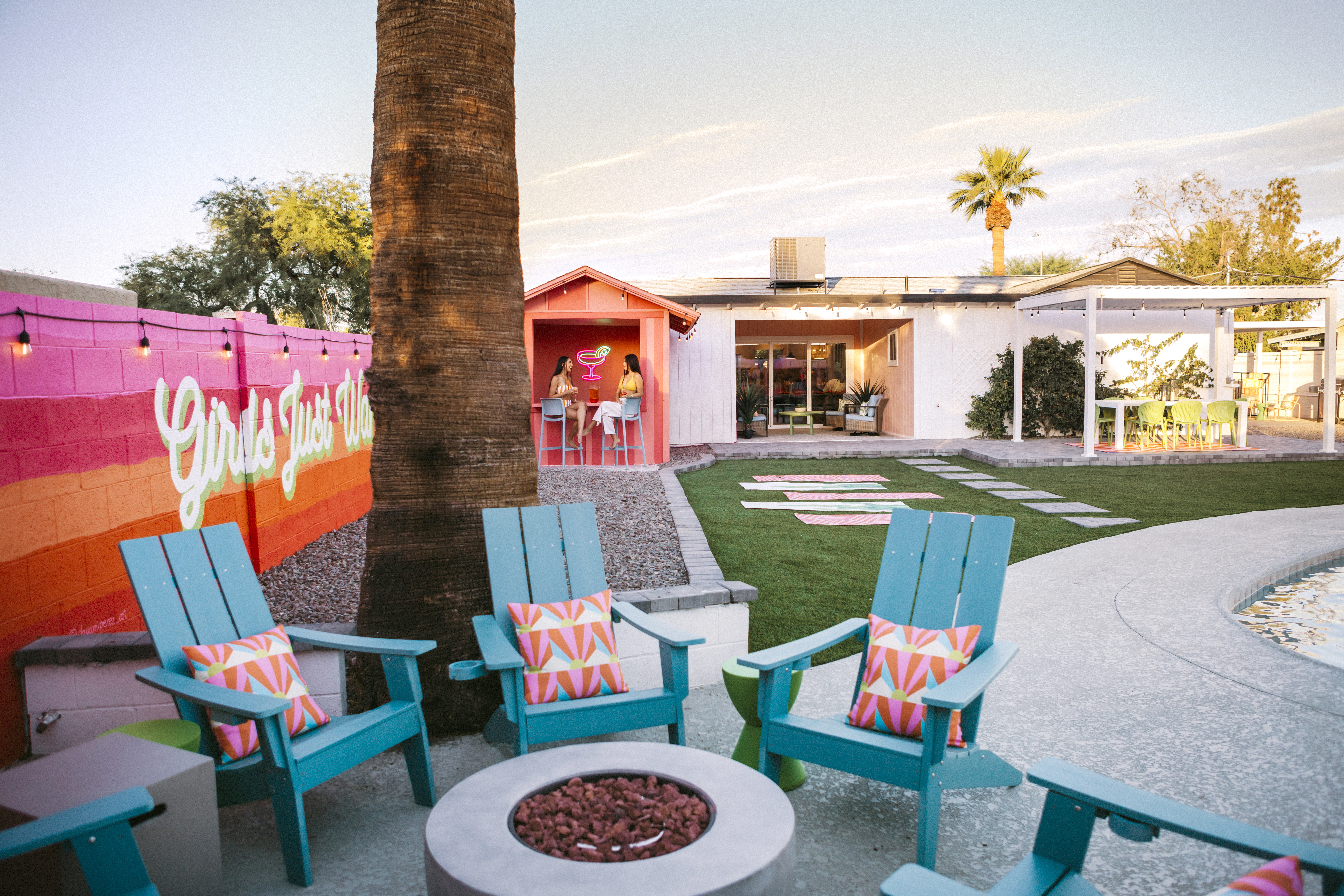 Exterior shot of The Sunset Club