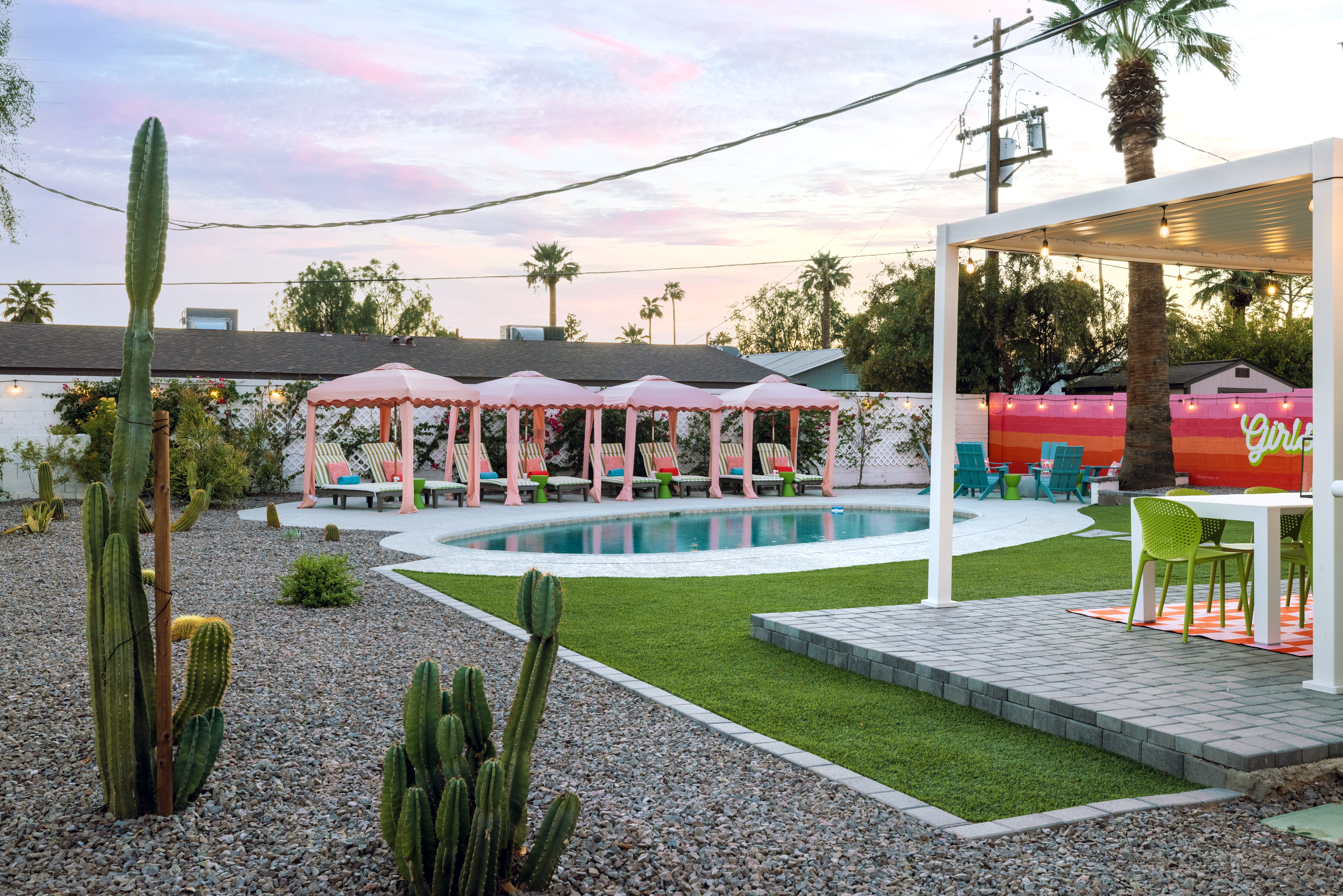 Exterior shot of The Sunset Club