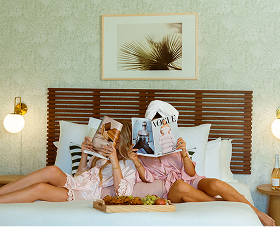 Girls Reading Magazine